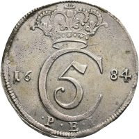 1684 4 mark Christian V, 01