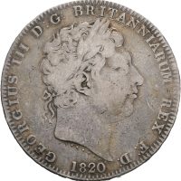 1820 England crown George III, 1/1-