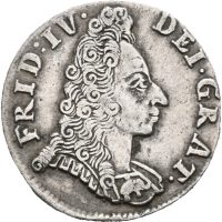 1703 Danmark 8 skilling Frederik IV, Glückstadt, 1/1+