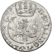 1745 2 skilling Christian VI, 1+