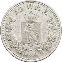 1904 50 øre Oscar II, 01