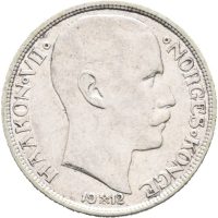 1912 1 krone Haakon VII, 1+