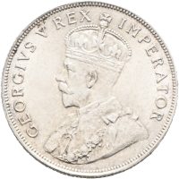 1929 Sør-Afrika florin George V, 01