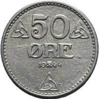 1944  50 øre, 0
