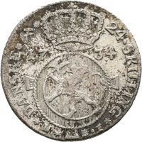 1734 24 skilling Christian VI, 1+/01