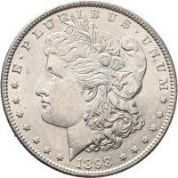 1898 USA dollar, 0/01