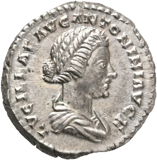 AR denarius Lucilla Augusta (164-182 e. Kr.), 3,55 g, Roma, 01