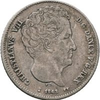1843 Danmark 32 rigsbankskilling Christian VIII, 1