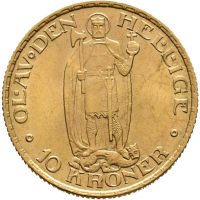 1910 10 kroner, 0/01