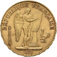1877 Frankrike 20 francs, 1+