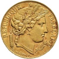 1850 Frankrike 20 francs, 1+