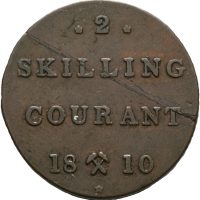 1810 2 skilling Frederik VI, 1/1+