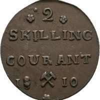 1810 2 skilling Frederik VI, spes. 8-tall, 0