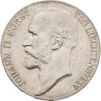 1910 Lichtenstein 5 kronen Johann II, 01