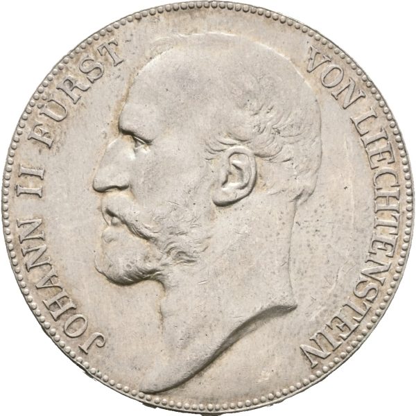 1910 Lichtenstein 5 kronen Johann II, 01