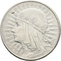 1932 Polen 10 zlotych, 1+/01