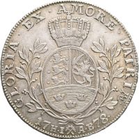 1778 speciedaler Christian VII, ex. Zinck VIII/391, 01