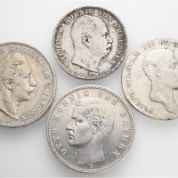 1814-1901  Preussen lott 4 mynter 5 stk., VK