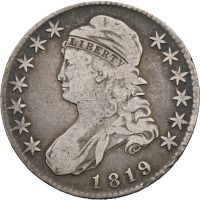 1819 USA 1/2 dollar, 1