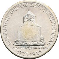 1825 USA 1/2 dollar, Lexington, 1+
