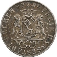 1845 Bremen 36 grote, 1/1+
