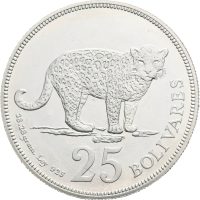 1975 Venezuela 25 bolivares, 0