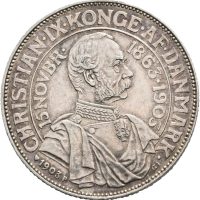1903 Danmark 2 kroner Christian IX, 1+/01