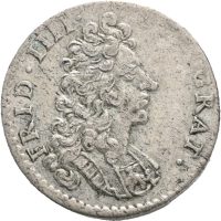 1701 8 skilling Frederik IV, 1+/01