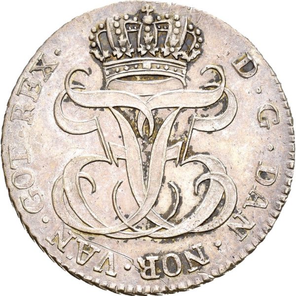 1763  Dansk Vestindien 24 skilling Frederik V., ubetydelige riper, 0/01