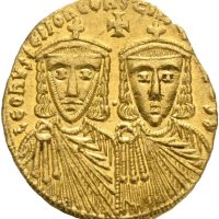 Bysants AV solidus Leo IV (775-780 e. Kr.), 4,47 g, Constantinople, 01