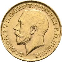 1911 England sovereign George V, 1+/01