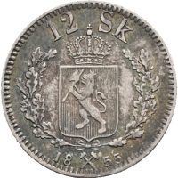 1855 12 skilling Oscar I