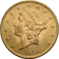 1893 USA 20 dollars Philadelphia, 01