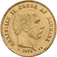 1874 Danmark 10 kroner Christian IX, 01