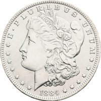 1884 O USA 1 dollar, New Orleans, 0/01