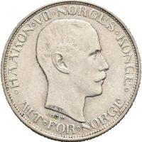 1913 50 øre Haakon VII, 1+