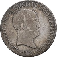 1822 SR Spania 20 reales Ferdinand VII, Madrid, 1