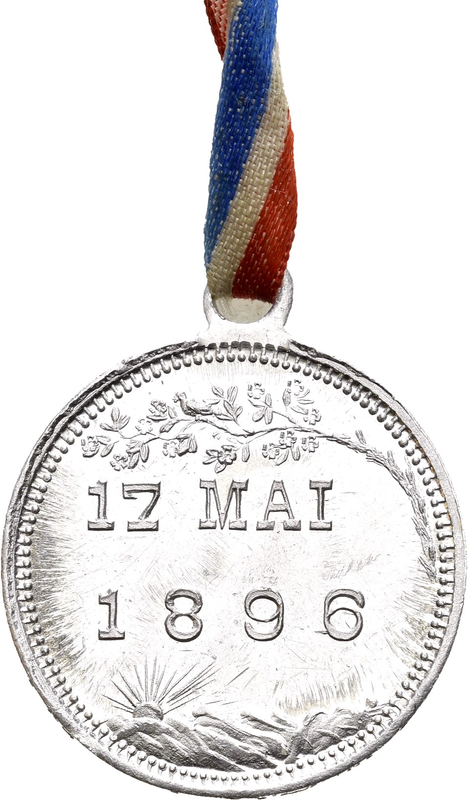 1896  17. mai medalje aluminium, 0/01