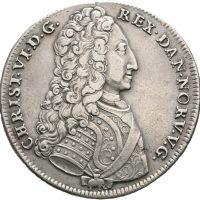 1733 reisedaler Christian VI, 1+