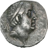 Cappadocia AR didrakme Ariobarzanes I Philoromaios (ca 95-63 f. Kr.), 4,06 g, 1/1+