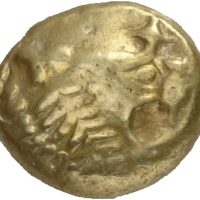 ca 610-560 f. Kr. Lydiske konger, Alyattes, EL trite 1/3 stater, 4,71 g, Sardes Mint, 1+