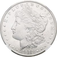 1879 S USA dollar, MS 64, 0/01