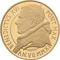 2011 Vatikanet 50 euro Benedikt XVI (2005-2013), 15 g .917 gull, proof
