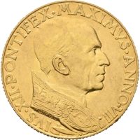 1947 Vatikanet 100 lire Pius XII, opplag 1000 stk., 5,19 g .900 gull, 01