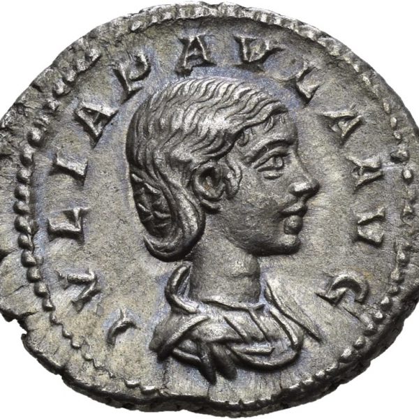 220  Julia Paula AR denarius, Roma, 01