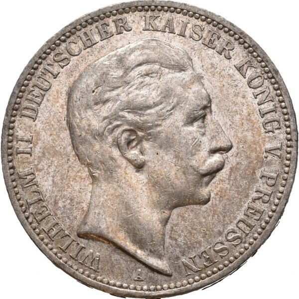 1912 A Preussen 3 mark Wilhelm II, 01