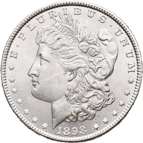 1898 USA 1 dollar, Philadelphia, 0