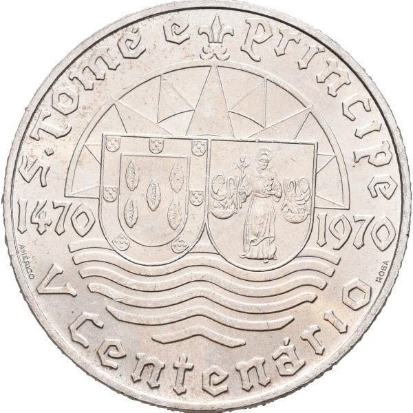 1970  St. Thomas & Prince island 50 escudos, 0