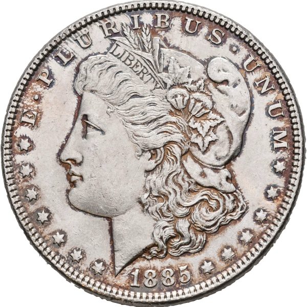 1885 USA dollar, Philadelphia, 0/01