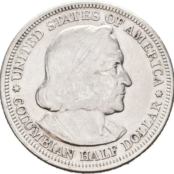 1893 USA 1/2 dollar, 1/1+